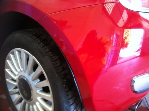 Car Bumper Scuff Repair Completed