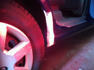 Car Rust Repair Step 2